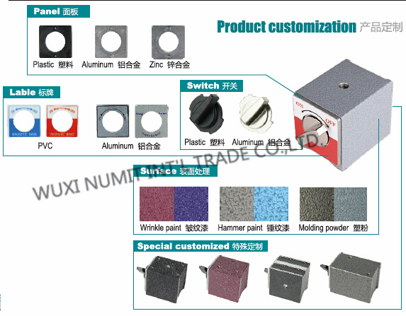 Two Pieces for 1 Pair Magnetic V-block Holding Power 15KGS-23KGS / Magnetic Blocks